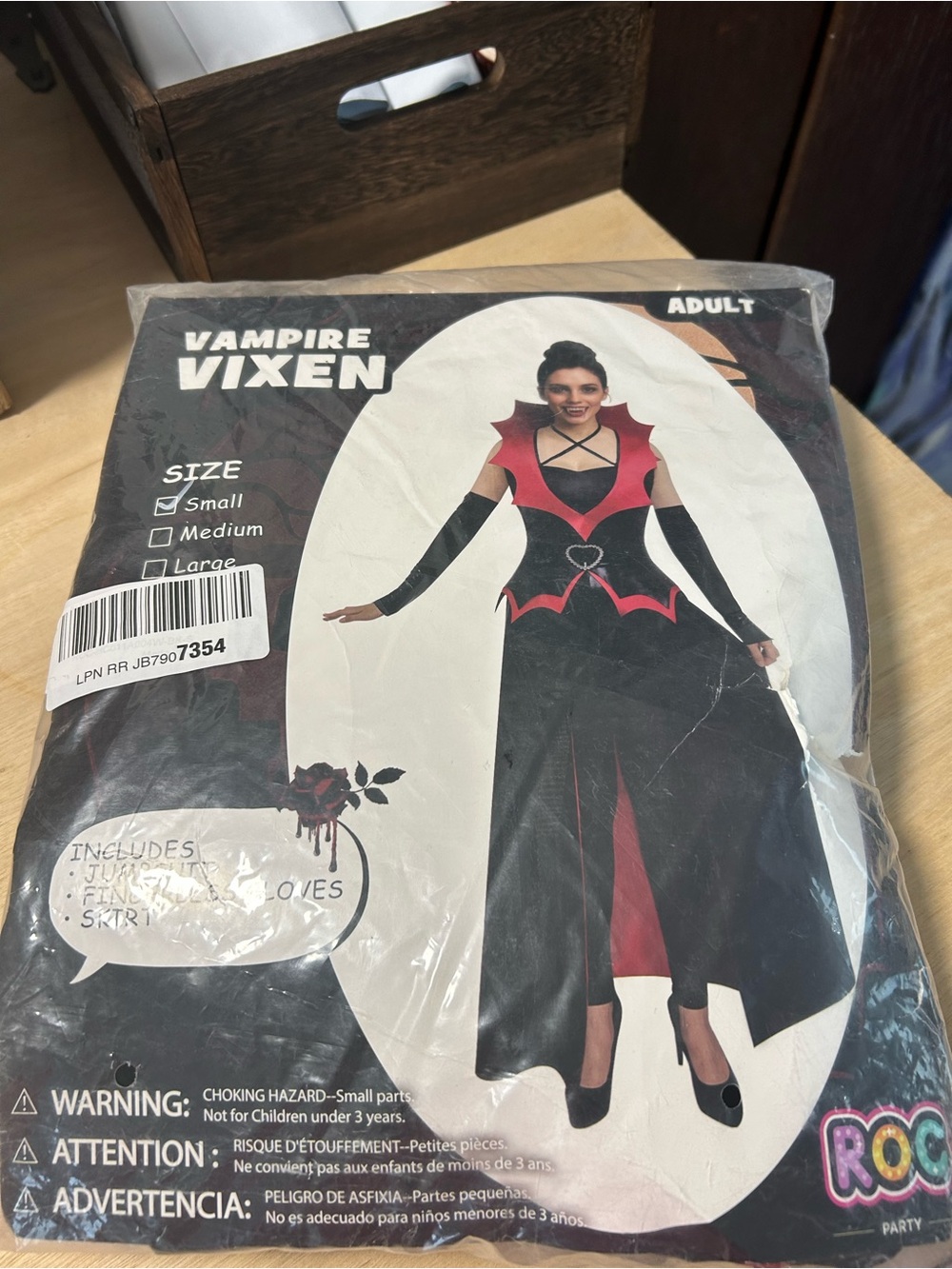 Vampire Vixen Halloween costume size women S